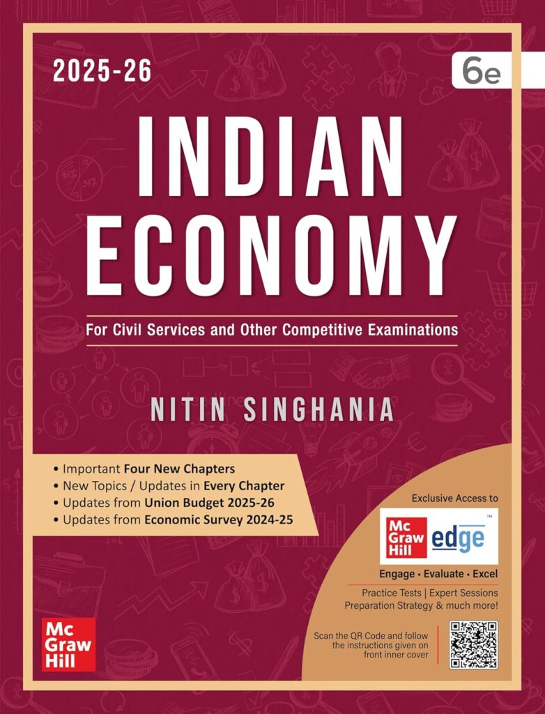 Indian Economy by Nitin Singhania [6th Edition - 2025-26]