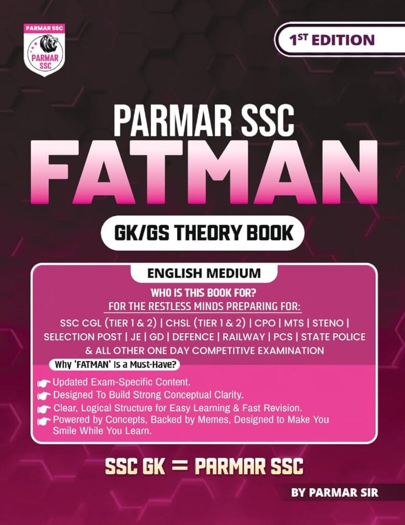 Parmar SSC Fatman GK-GS Theory Book [2025 Edition]