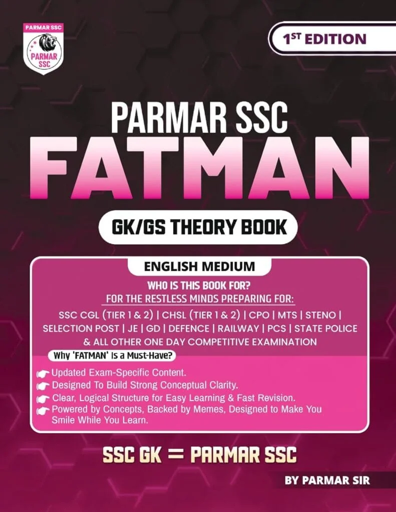 Parmar SSC Fatman GK-GS Theory Book [2025 Edition]