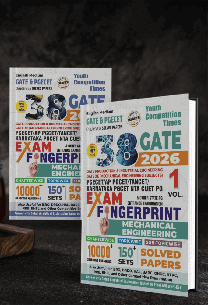YCT GATE 2026 Mechanical Engineering Solved Papers Volume-1 & 2 [English Medium]