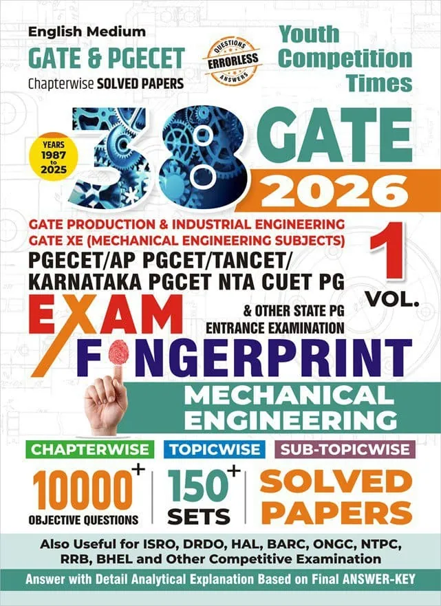 YCT GATE 2026 Mechanical Engineering Solved Papers Volume-1 [English Medium]