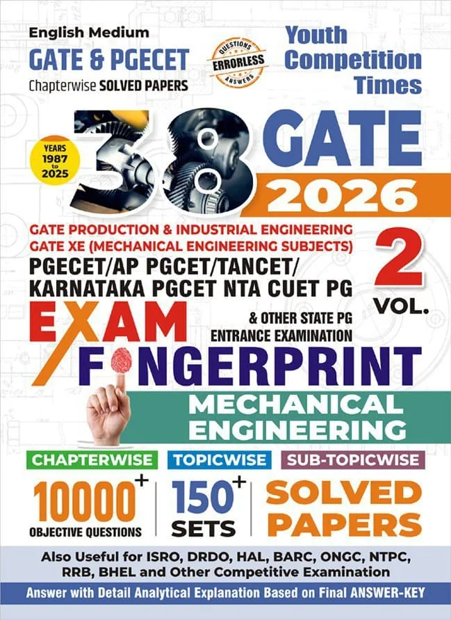 YCT GATE 2026 Mechanical Engineering Solved Papers Volume-2 [English Medium]