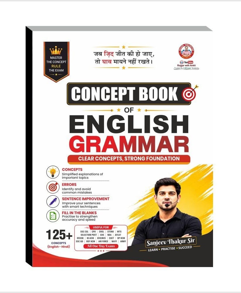 RWA Concept Book Of English Grammar By Ankit Bhati & Sanjeev Thakur Sir [BILINGUAL]