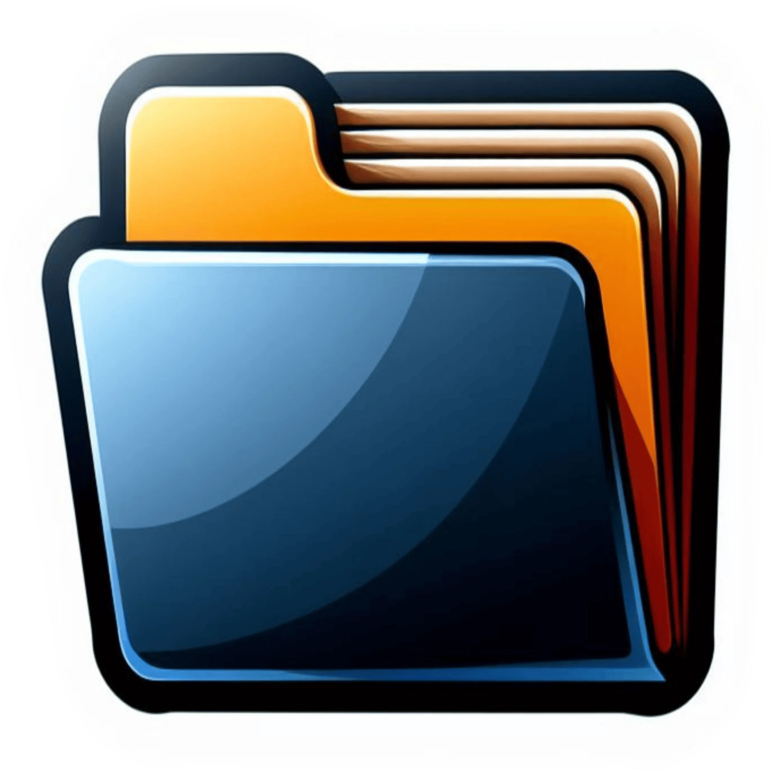 Folder Library Icon
