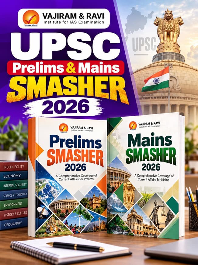 Vajiram & Ravi UPSC Prelims & Mains Smasher 2026 PDF - Download for Free