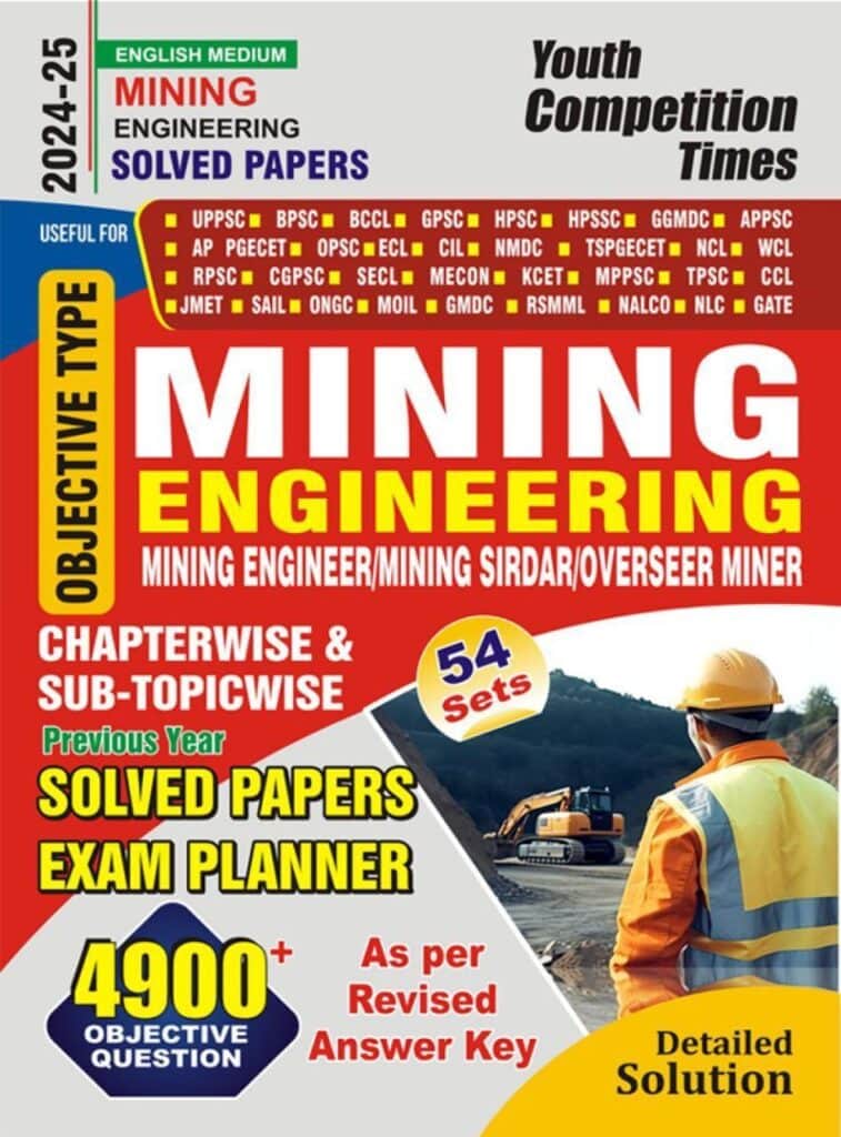 YCT 2024-25 MINING ENGINEERING Solved Papers [ENGLISH MEDIUM]